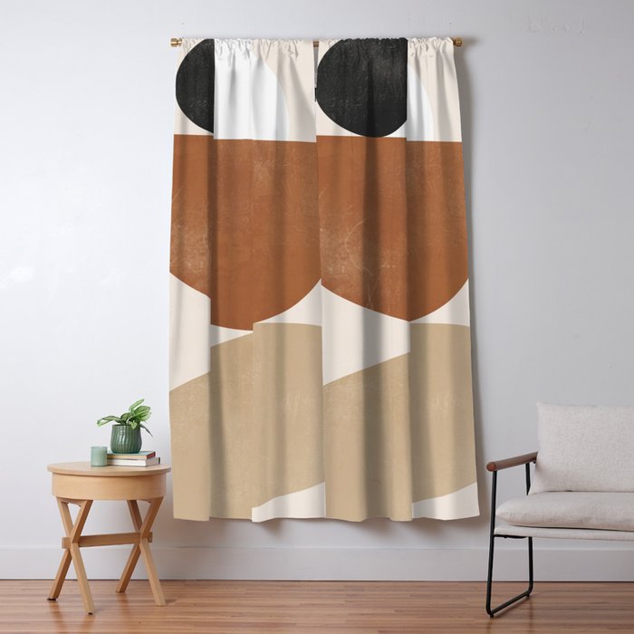 Minimal Abstract Art 41 Window Curtain Gallery Image 1