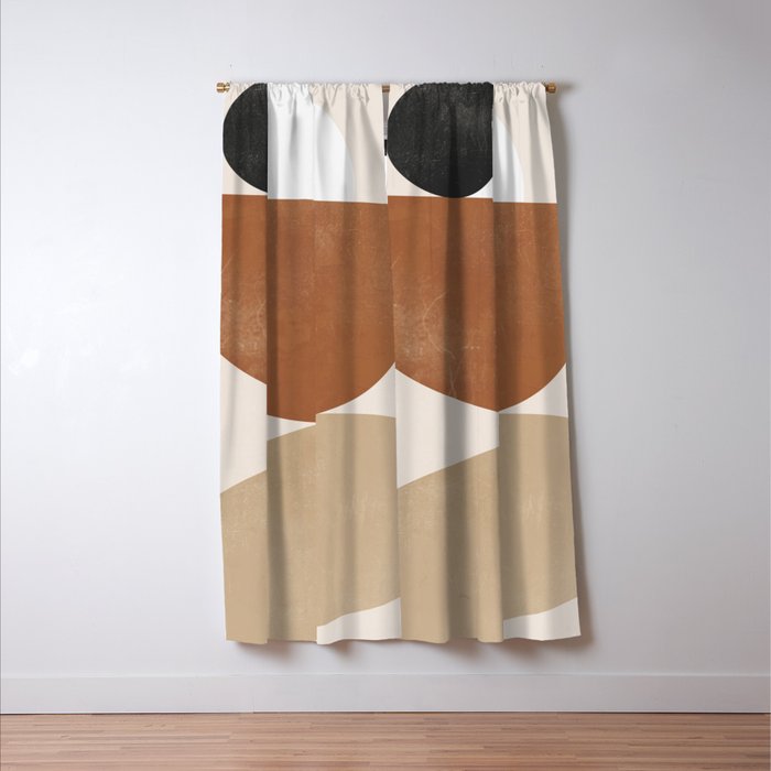 Minimal Abstract Art 41 Window Curtain Gallery Image 3