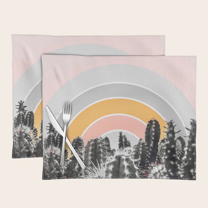 Desert rainbow Placemat Gallery Image 1