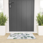Eucalyptus Green Watercolor Welcome Mat Gallery Image 3