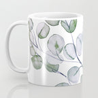 Eucalyptus Green Watercolor Coffee Mug Gallery Image 3