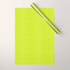 Fresh Lime Grid Wrapping Paper Gallery Image 1