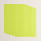 Fresh Lime Grid Wrapping Paper Gallery Image 3