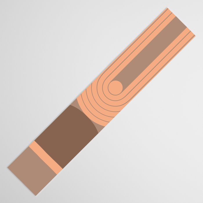 Abstraction_Balance_Round_Bohemian_Shape_Minimalism_001 Table Runner Gallery Image 3