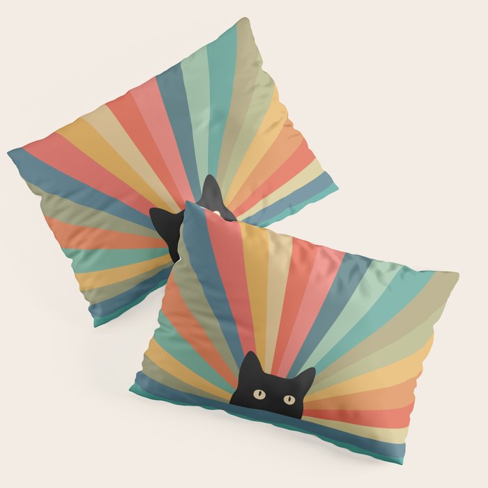 Cat Landscape 165C Pillow Sham Gallery Image 1