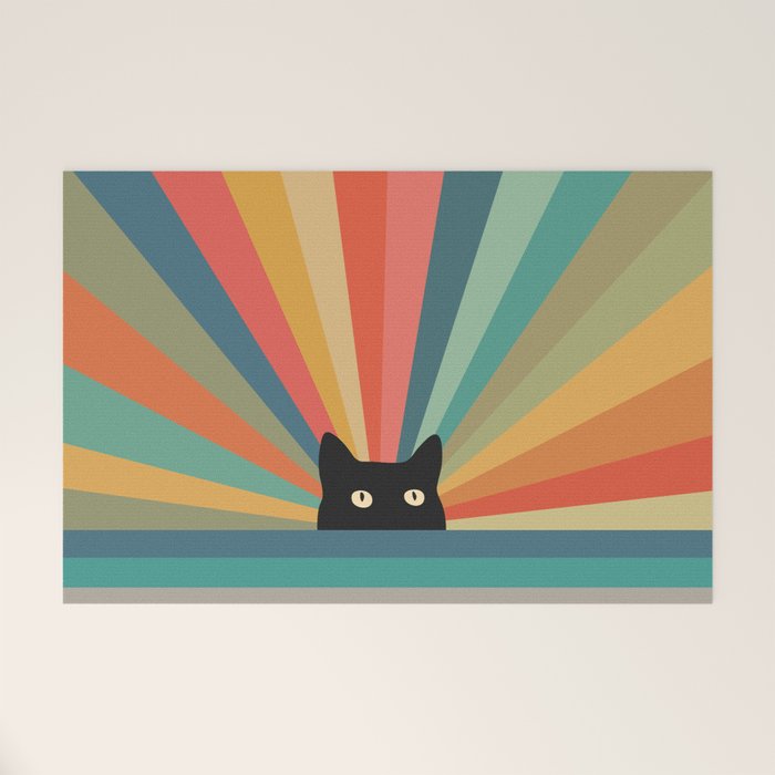 Cat Landscape 165C Welcome Mat Gallery Image 1