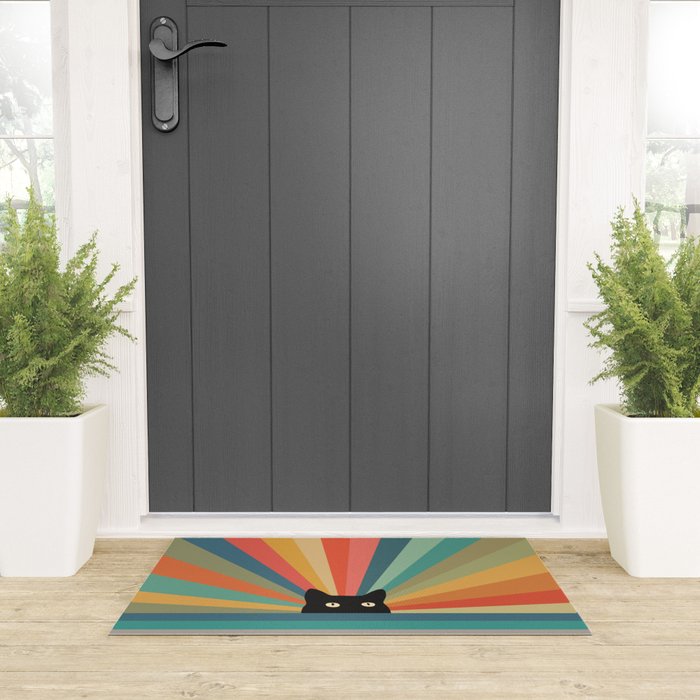 Cat Landscape 165C Welcome Mat Gallery Image 3