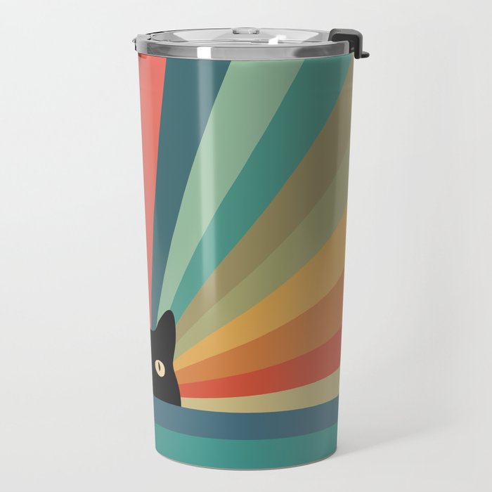 Cat Landscape 165C Travel Mug Gallery Image 2