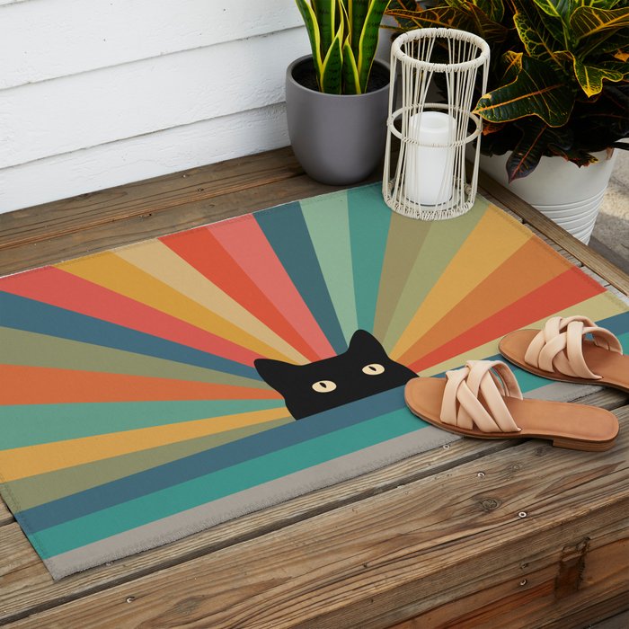 Cat Landscape 165C Outdoor Rug Gallery Image 2