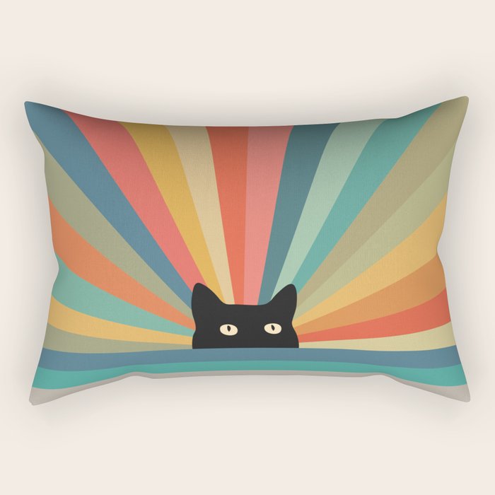 Cat Landscape 165C Rectangular Pillow Gallery Image 2