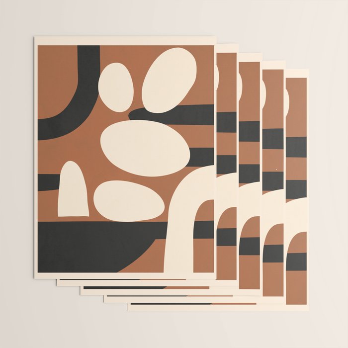 Abstract shapes in the skies 7 Wrapping Paper Gallery Image 3