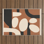 Abstract shapes in the skies 7 Outdoor Rug Gallery Image 1