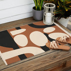Abstract shapes in the skies 7 Outdoor Rug Gallery Image 2