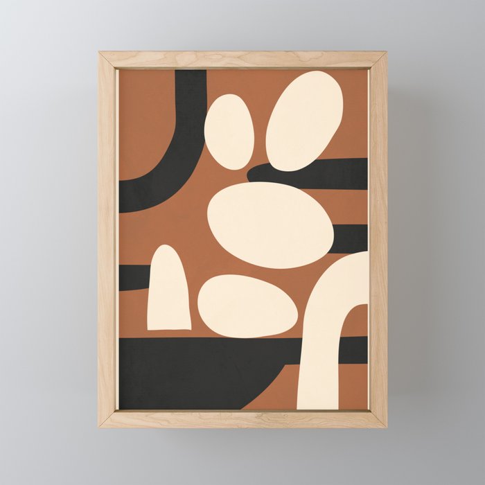 Abstract shapes in the skies 7 Mini Art Print Gallery Image 1