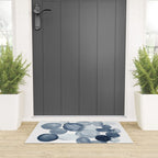 Pebbles Watercolor Abstract Welcome Mat Gallery Image 3