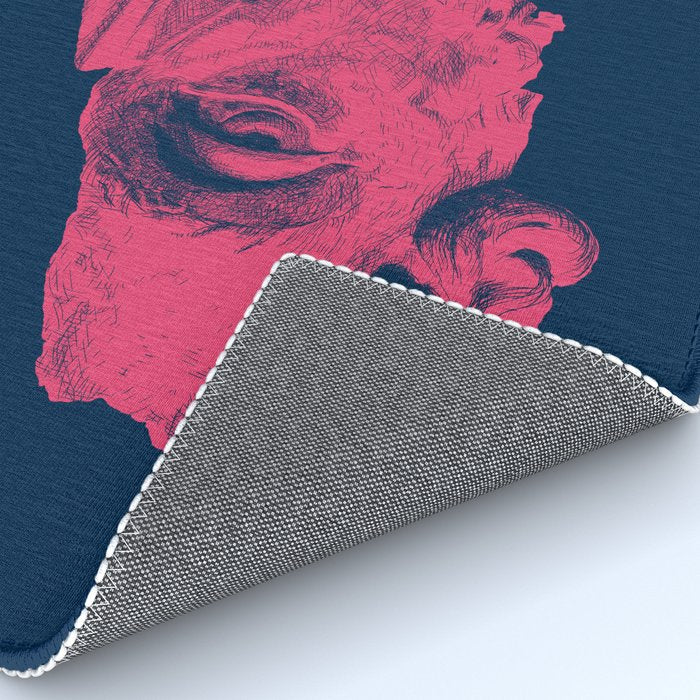 MARCUS AURELIUS ANTONINUS AUGUSTUS / prussian blue / vivid red Rug Gallery Image 4