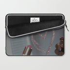 I LOVE YOU | glitter | love | heart | lipstick | mirror | collage | fashion | glam | pink | cute | art | wall | photo  Laptop Sleeve Gallery Image 2