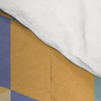 Cuboid Geometric Abstract Shapes Pattern XV Comforter Gallery Image 4