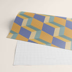 Cuboid Geometric Abstract Shapes Pattern XV Wrapping Paper Gallery Image 2