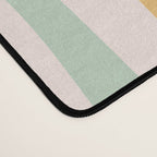 Retro Liquid Swirl Abstract Pattern in Celadon Orange Desk Mat Gallery Image 4