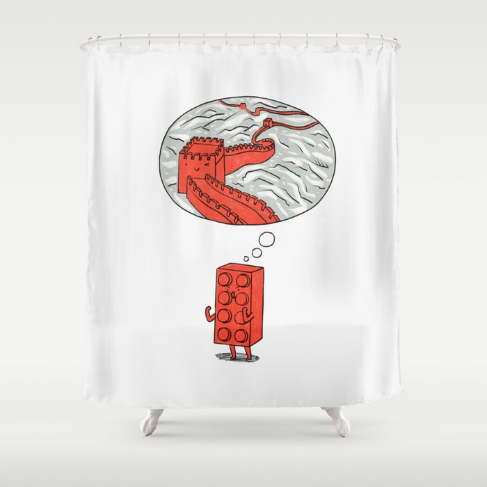 Dream Big Shower Curtain Gallery Image 1