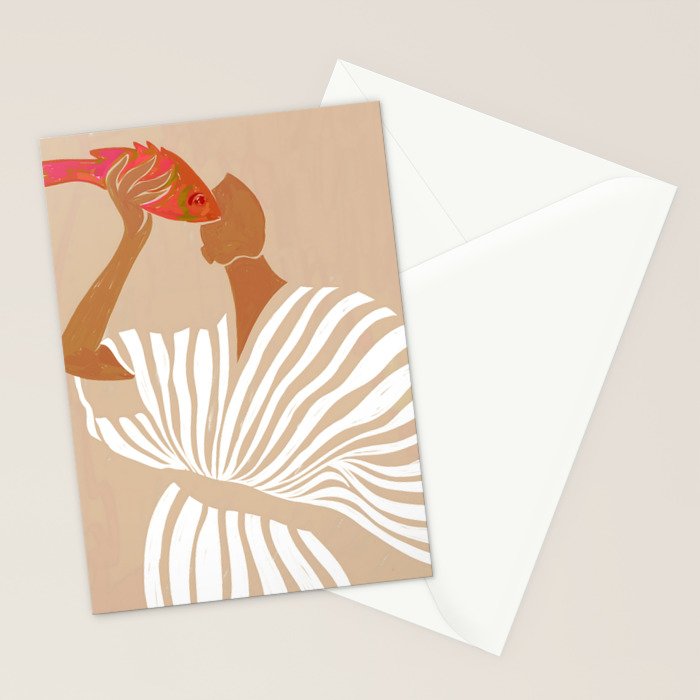 Fish Eye Paradox Stationery Card Gallery Image 2