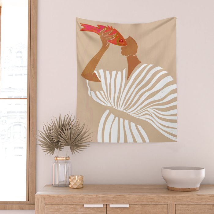Fish Eye Paradox Wall Tapestry Gallery Image 2