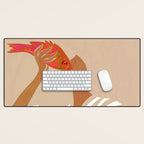 Fish Eye Paradox Desk Mat Gallery Image 1