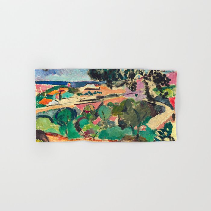 Henri matisse Landscape of Collioure Bath Towel Gallery Image 1