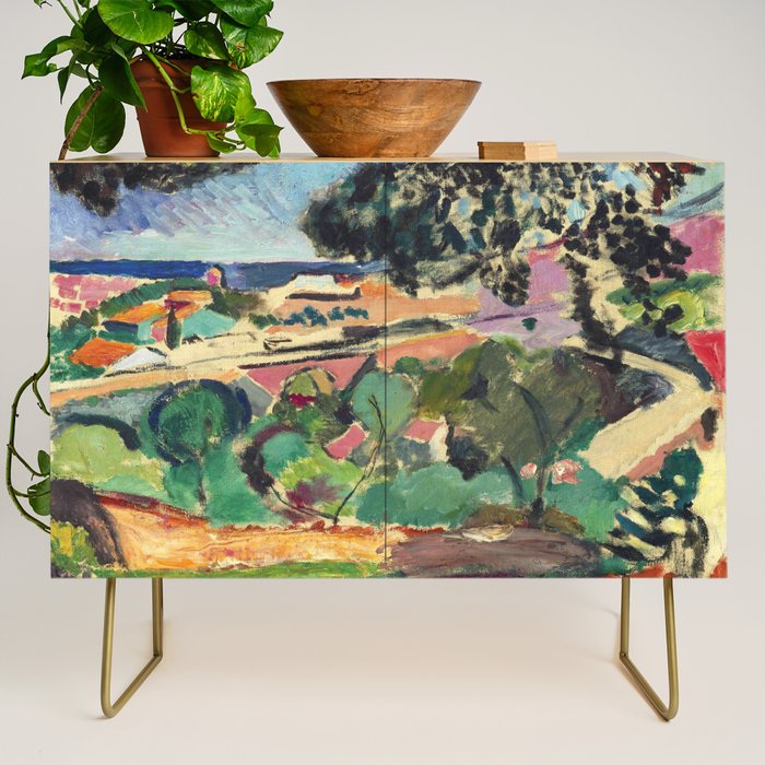 Henri matisse Landscape of Collioure Credenza Gallery Image 1