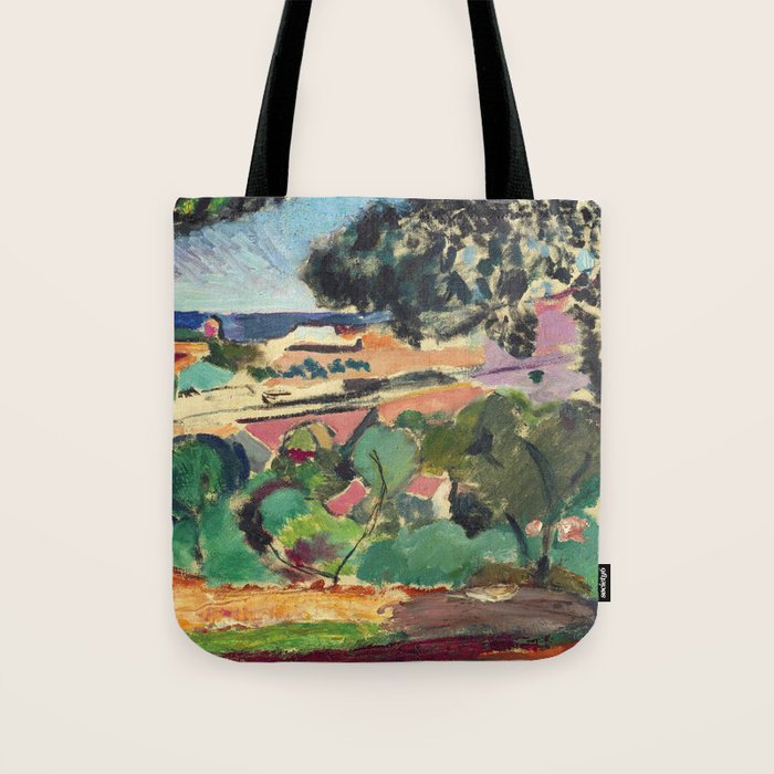 Henri matisse Landscape of Collioure Tote Bag Gallery Image 1