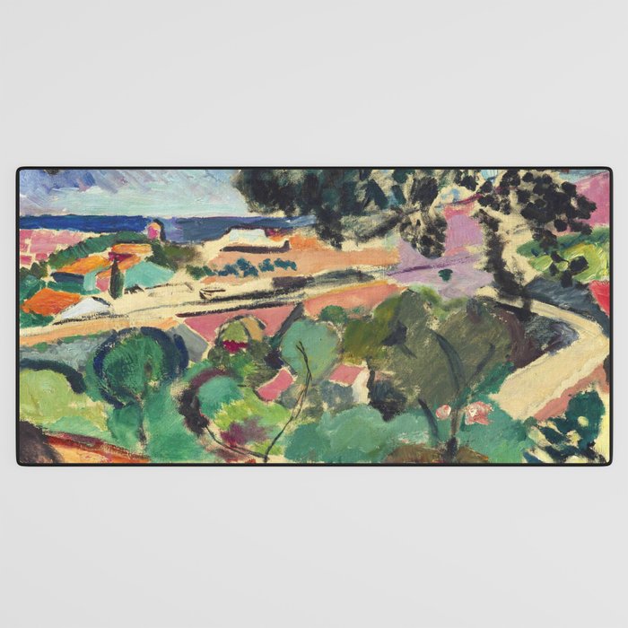 Henri matisse Landscape of Collioure Desk Mat Gallery Image 3