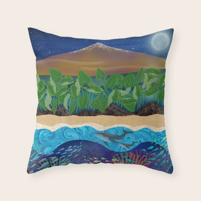 Mauna Kea Throw Pillow