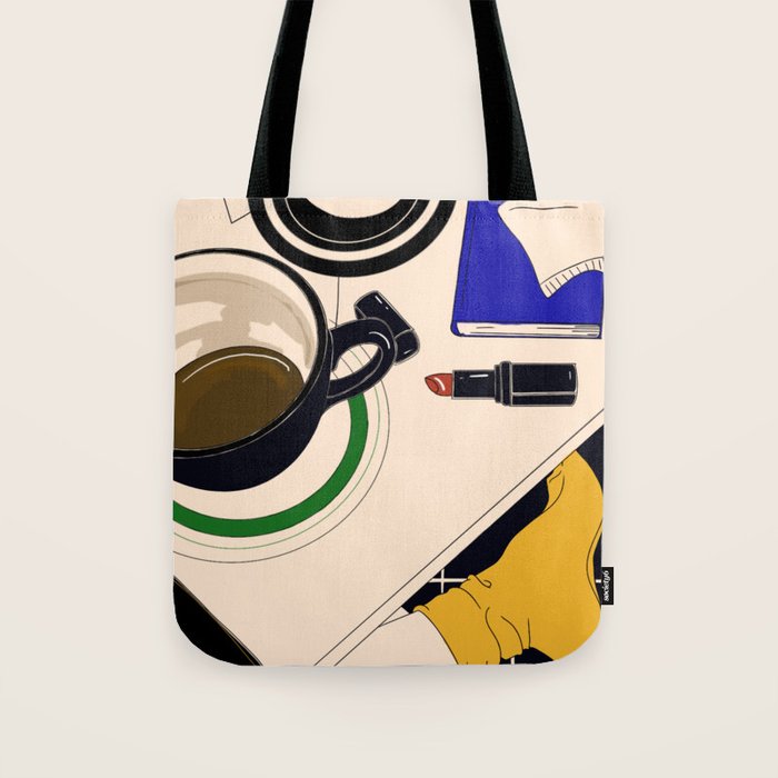 coffee break Tote Bag Gallery Image 1