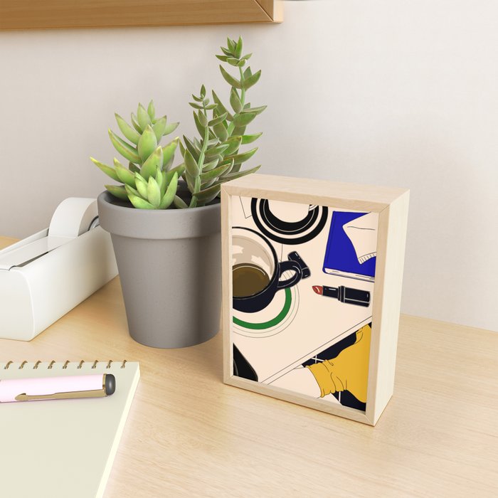 coffee break Mini Art Print Gallery Image 2