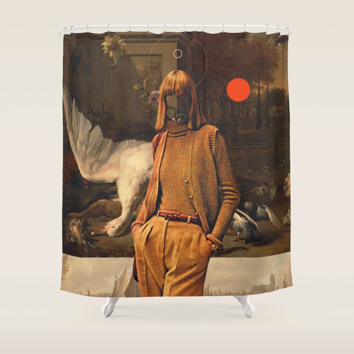 1917 - Annie Retro Collection  Shower Curtain Gallery Image 1