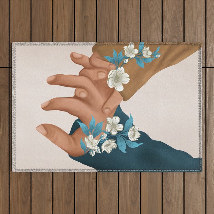 In Love I Outdoor Rug Gallery Image 1