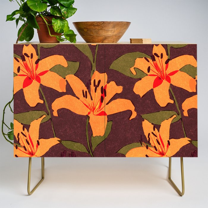 Tiger Lily (BROWN) Credenza Gallery Image 1