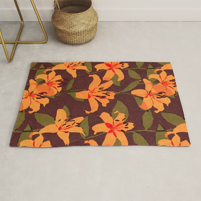 Tiger Lily (BROWN) Rug Gallery Image 1
