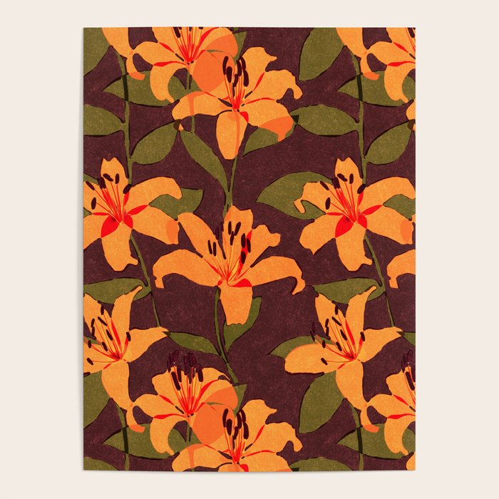 Tiger Lily (BROWN) Poster Gallery Image 4