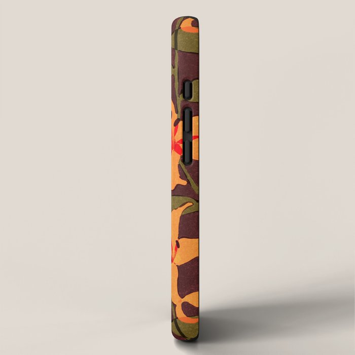 Tiger Lily (BROWN) iPhone Case Gallery Image 2