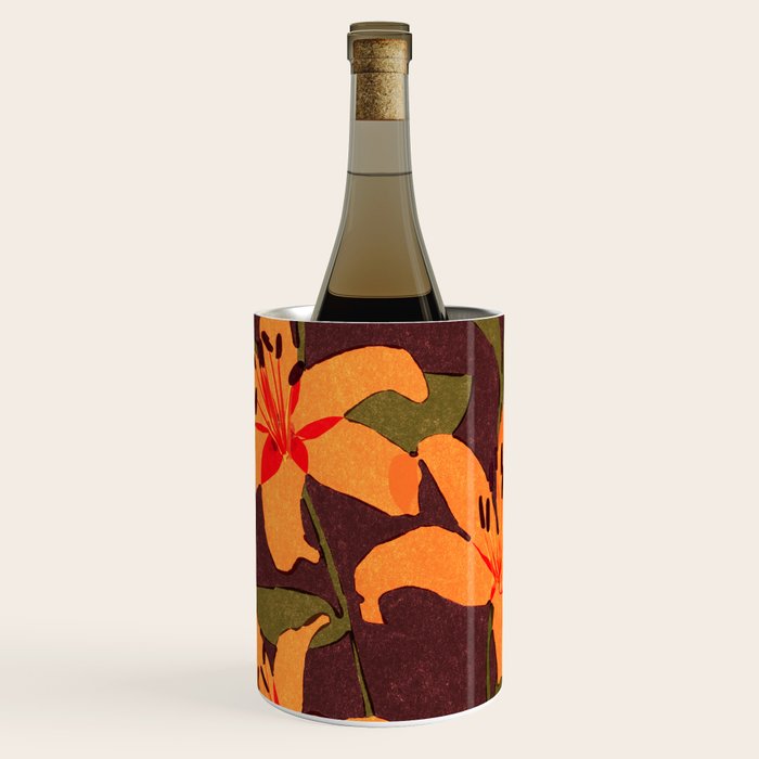 Tiger Lily (BROWN) Wine Chiller Gallery Image 2