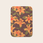Tiger Lily (BROWN) Bath Mat Gallery Image 1