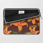 Tiger Lily (BROWN) Laptop Sleeve Gallery Image 2