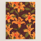 Tiger Lily (BROWN) Jigsaw Puzzle Gallery Image 1