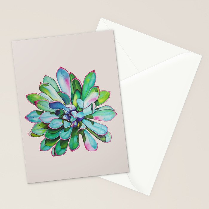 Whispers of the Desert and Cacti Dreams Stationery Card Gallery Image 2
