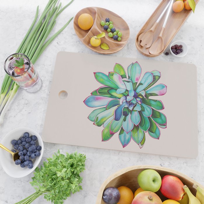 Whispers of the Desert and Cacti Dreams Cutting Board Gallery Image 2