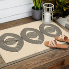 Abstraction_EYE_LINE_POP_ART_Minimalism_001X Outdoor Rug Gallery Image 2