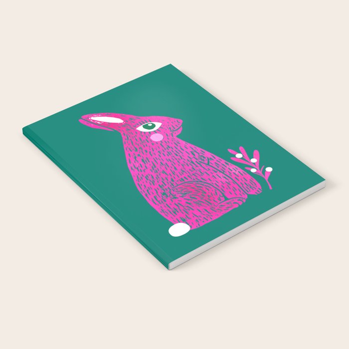 Pink Rabbit Notebook Gallery Image 2