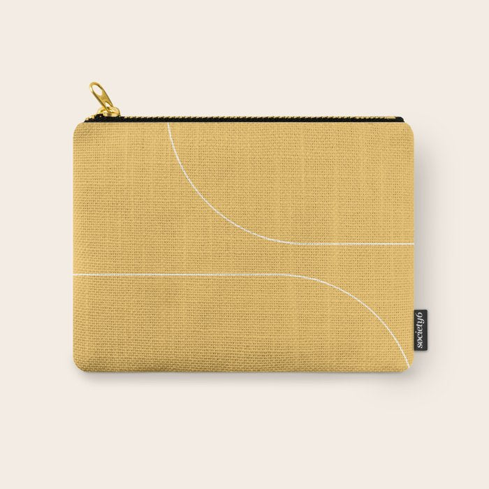 Modern Minimal Line Abstract VI Carry All Pouch Gallery Image 1